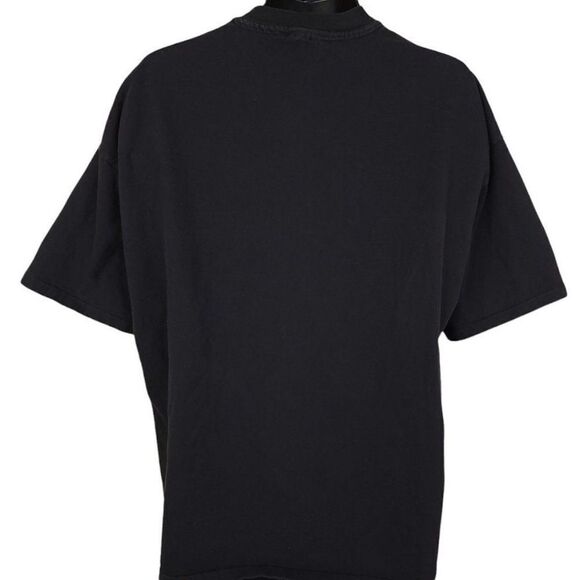 Skull Crossbones Lacrosse T Shirt Vintage 90s Pirate Cigar Made In USA Mens - Picture 3 of 6